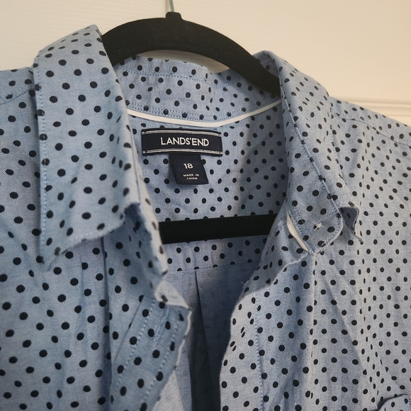 Polka Dot Button down - Picture 5 of 6